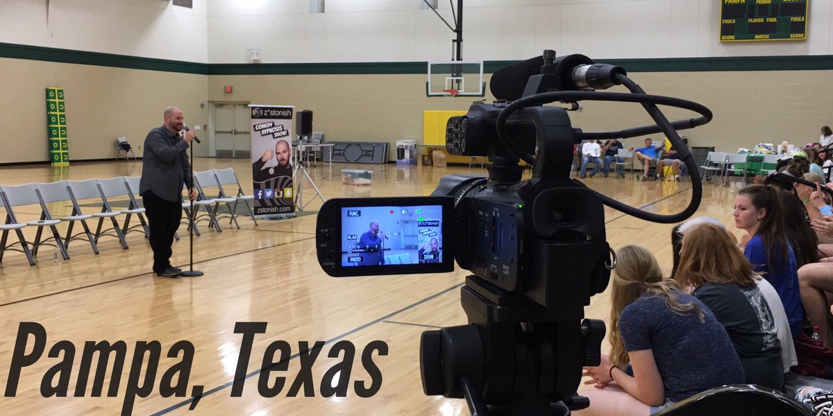 zstonish's tweet photo. Awesome #seniorgrad #hypnosis show in Texas! Thanks for a fun time! ๐๐#hypnotized #highschoolhypnotist #PampaHighSchool https://t.co/vIExOe0CgU