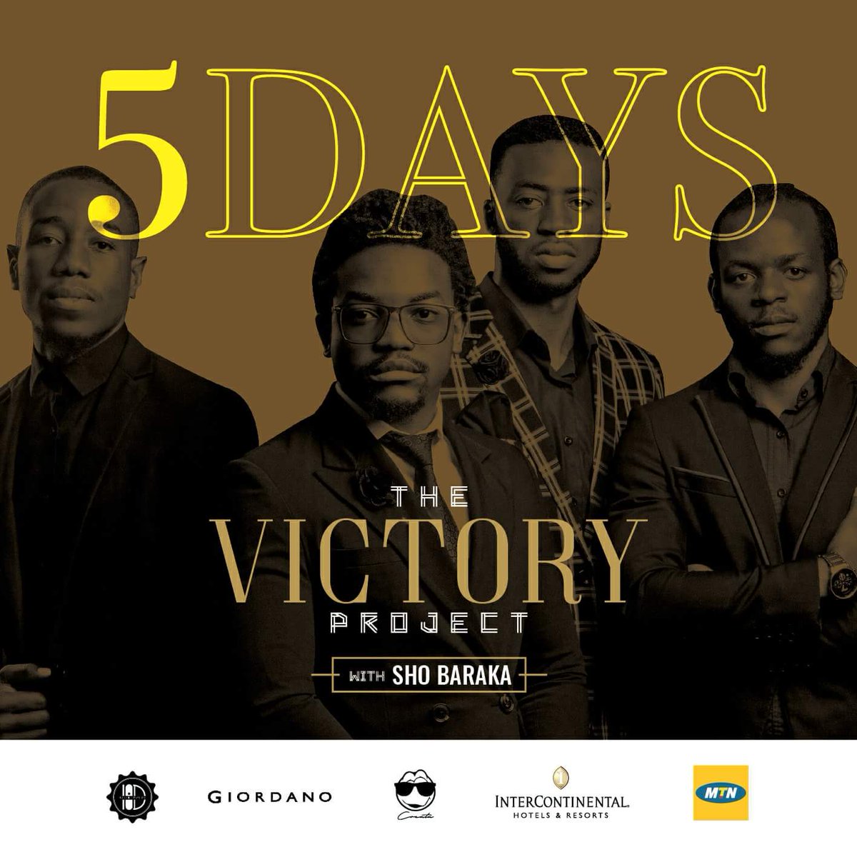 TonyMukena's tweet image. Only 5 more days till the #VictoryProject! With @AmIshoBaraka, @thenameisMag44, @ThePompi, @crazyfisH_band, @DSlydaz &amp;amp; many more. Be there!