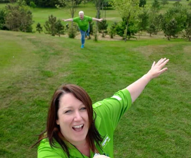 Some great style on the course today <a href="/helphandbelfast/">Helping Hands</a> it's a pity one of them shouted fore! !!  <a href="/asdaportadown/">Elaine</a> got knocked out