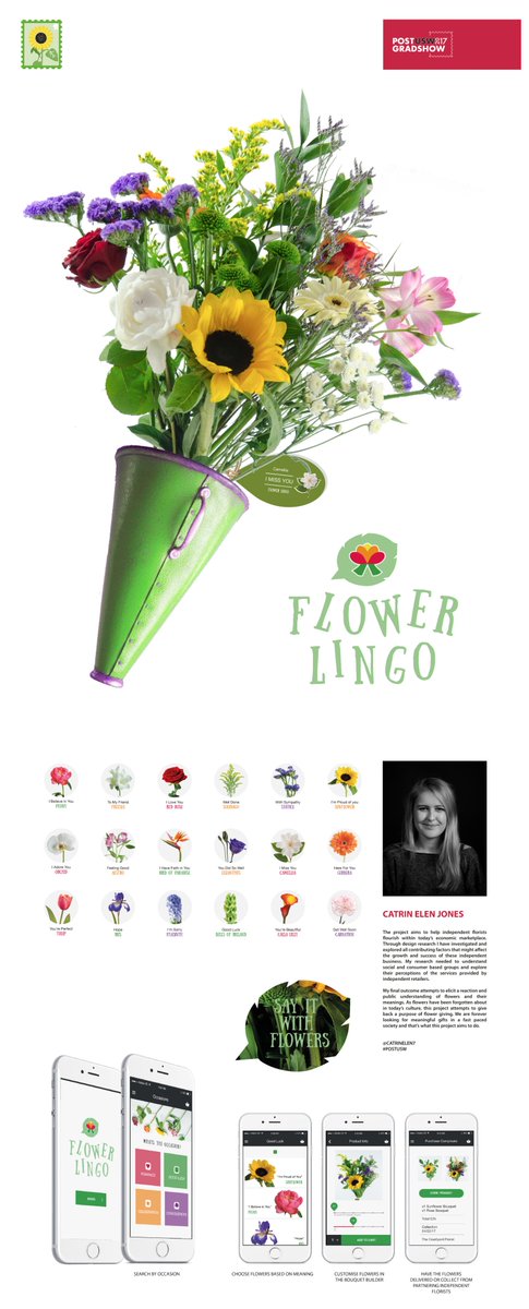 PostUSW's tweet photo. PostUSW #35/36 
Catrin Jones - Helping independent florists flourish within today's economic marketplace. https://t.co/2Fi55KGPXr https://t.co/JYmURSvmeo