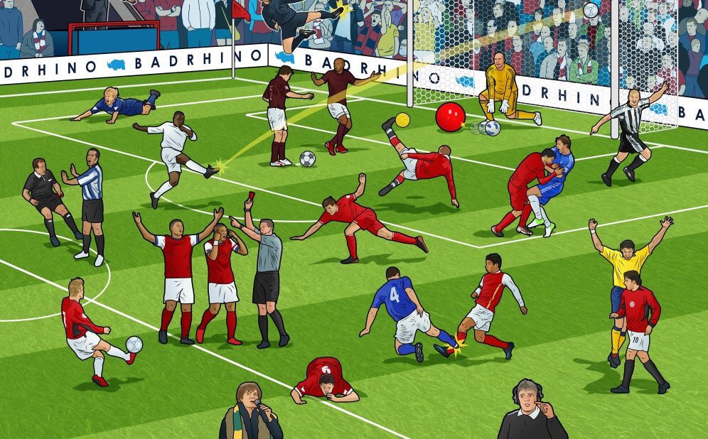 EPLBible's tweet photo. 18 memorable moments of Premier League history - how many can you name? https://t.co/ZmBOELKWKr
