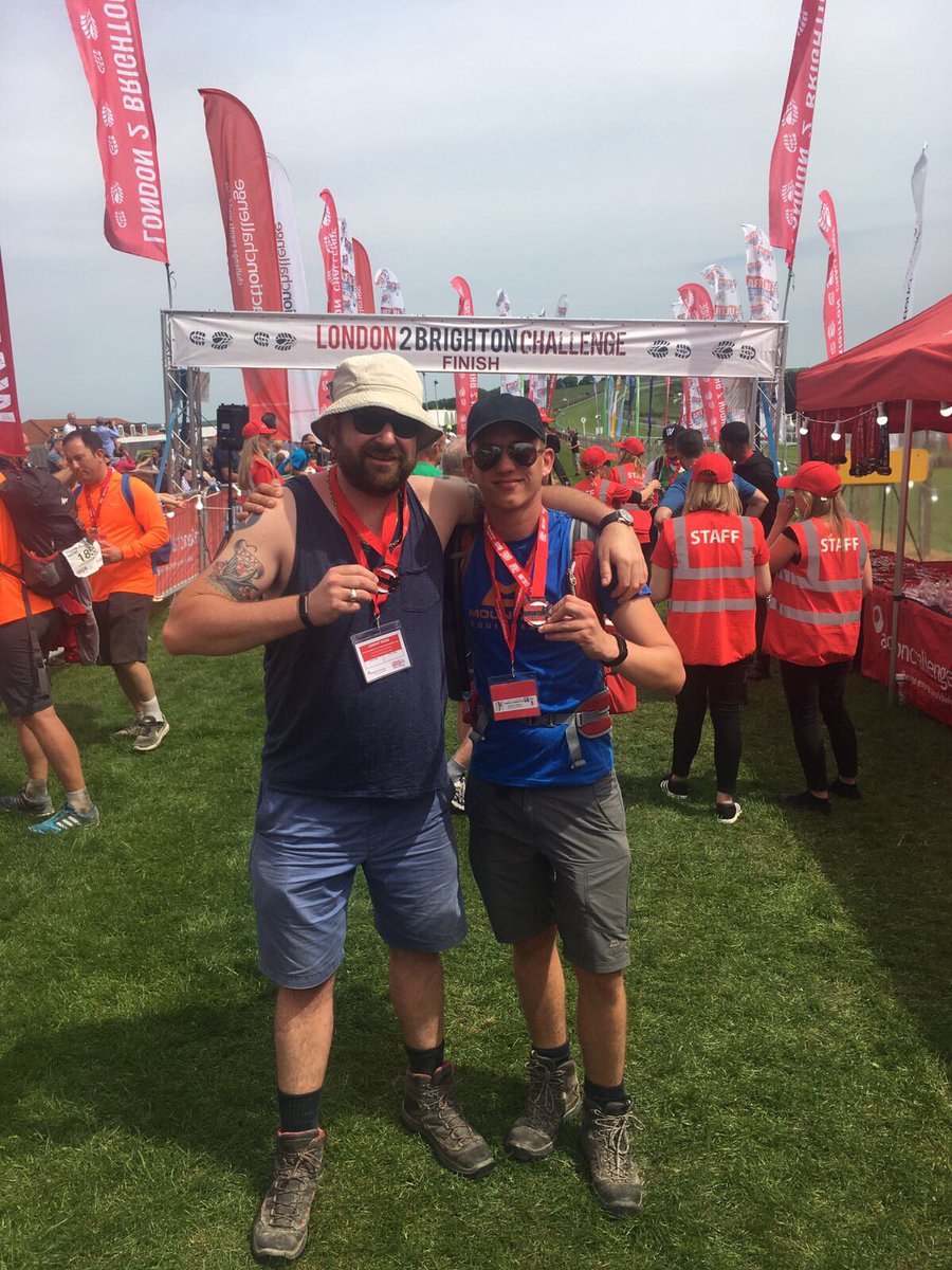 ashdawson88's tweet image. Smashed it from London 2 Brighton in 27h 23m! Walked over 130,000 steps &amp;amp; burnt over 12,000kcal!  #l2bchallenge @kierconstruct