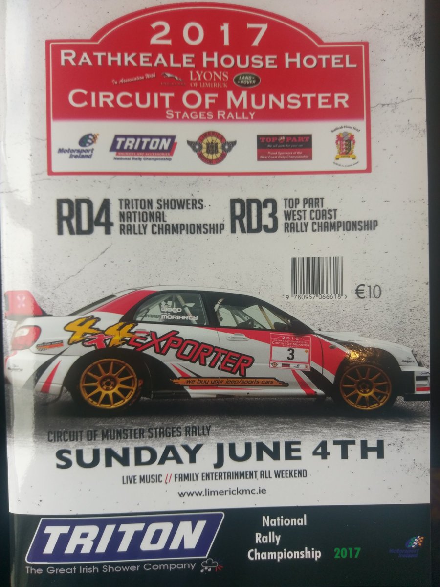 Roll on June 4th... <a href="/limerickmc/">Limerick Motor Club</a> <a href="/WCRChampionship/">Top Part West Coast Rally Championship</a> <a href="/NRC_Stages/">Motorsport Ireland National Rally Championship</a> <a href="/MotorsportIRL/">Motorsport Ireland</a>