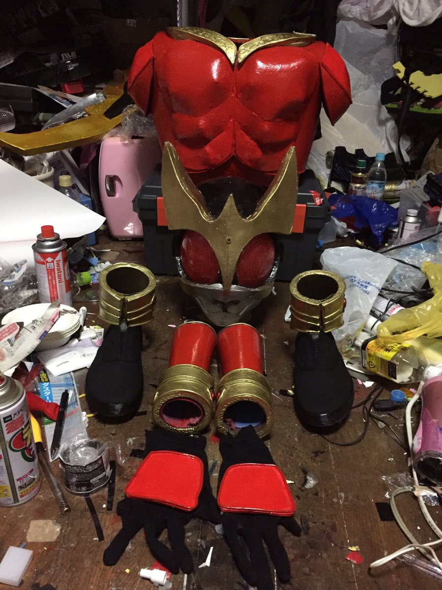 FRP強化済み 仮面ライダー クウガ コスプレ 視界あり