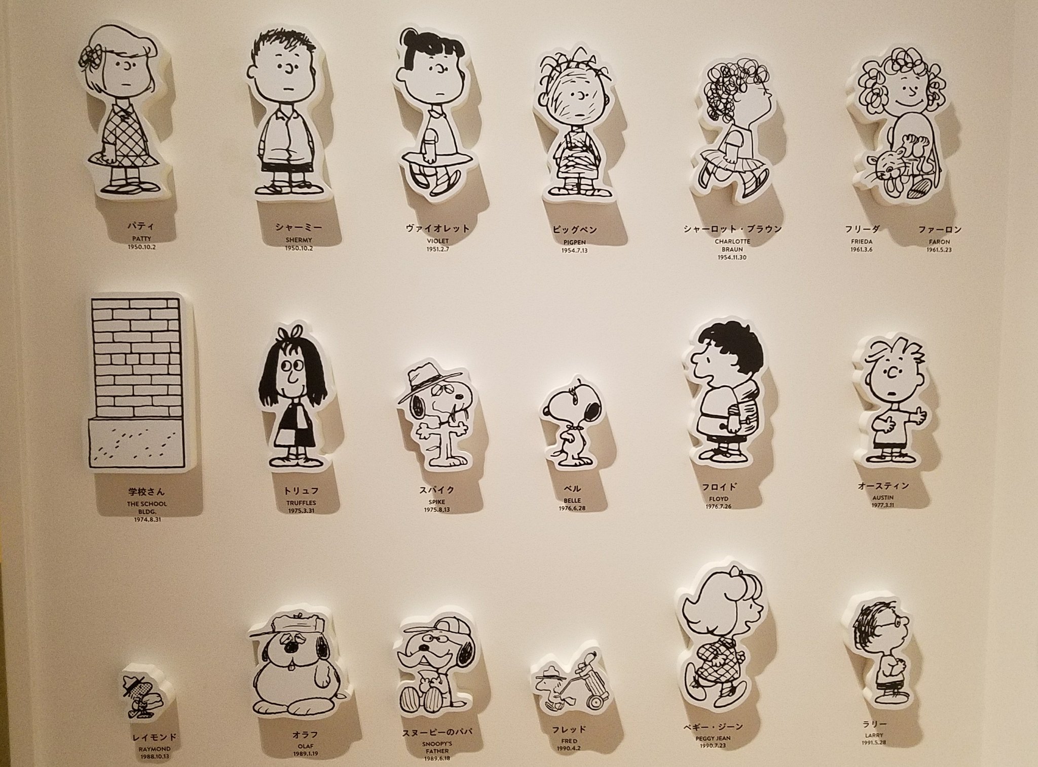 ばこちゃん Twitter પર スヌーピーミュージアムの今回の展示は ピーナッツのコミックに出て来るキャラクター解説 新たな発見もあったわ 子供の頃から難しいコミックを読んでスヌーピー馬鹿の私は 昔70人くらいのキャラクターの名前 全部覚えてたのに マイナー