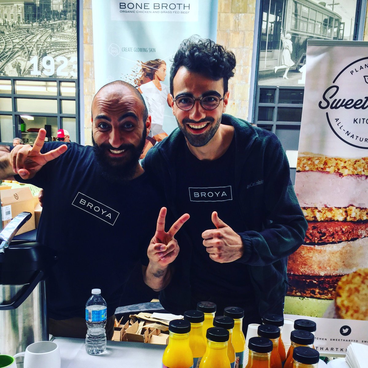 karenvonhahn's tweet photo. Loving the bone broth bros @Glu10FreeGarage #broya https://t.co/bacQZUZDI5