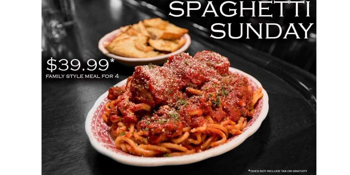CaposSF's tweet image. Join us for #SpaghettiSunday dinner!