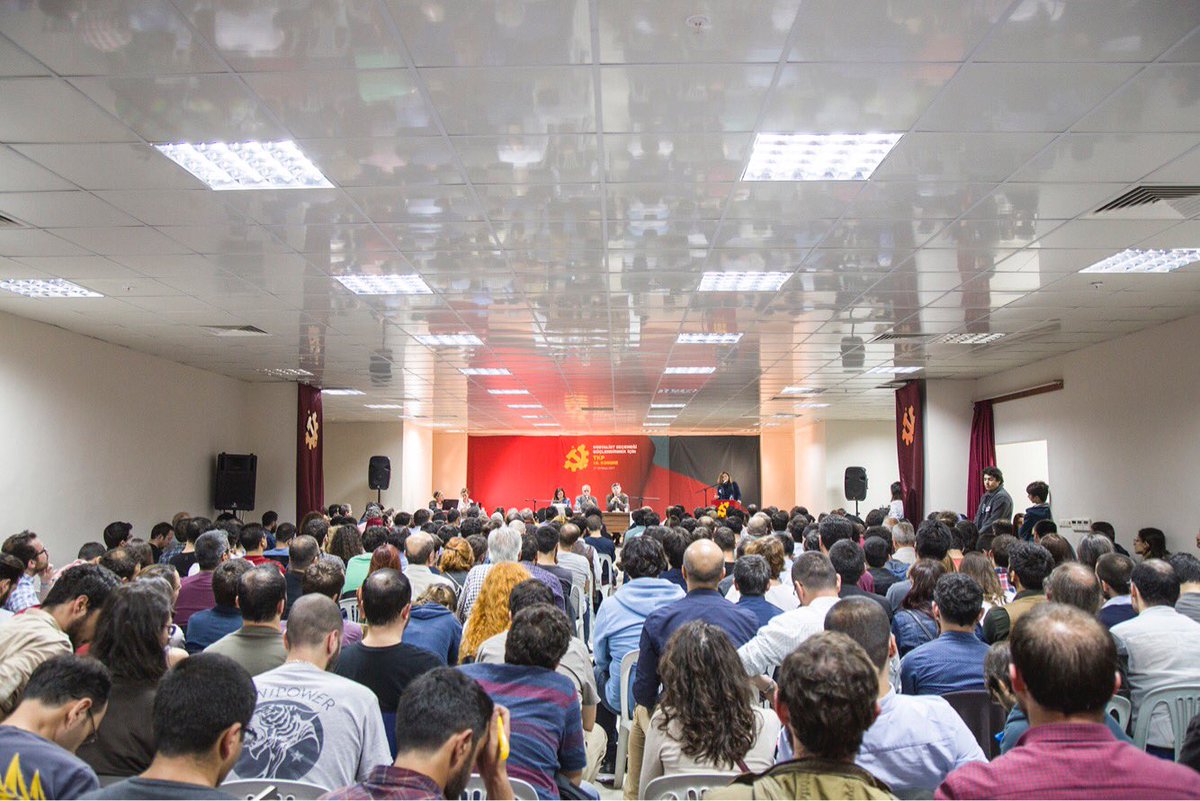 OkuyanKemal's tweet photo. TKP 12. Kongre, Türkiye Konferansı tamamlandı. Delegeler beş temel belgeyi ve hedefler metnini onayladı. Parti şimdi daha güçlü. https://t.co/eaNHjuENHn