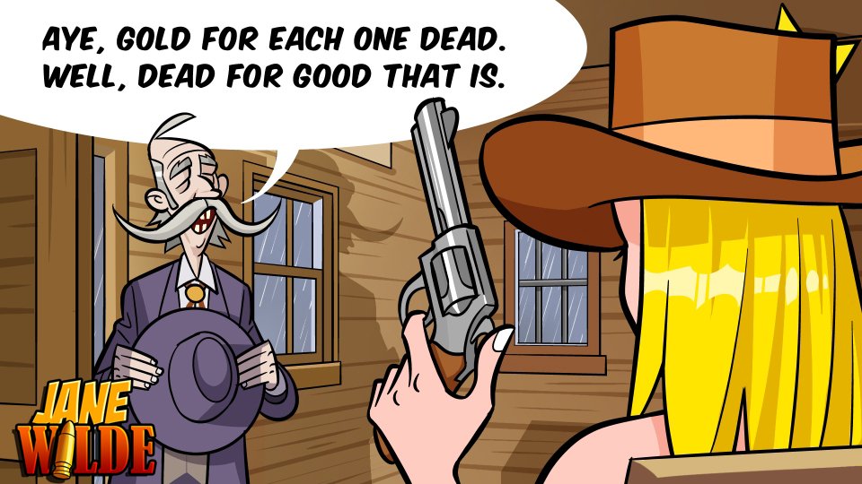 JaneWildeGame's tweet photo. Gold for Dead.. Sounds GOOD! Bring the federal reserves ���️🔫 #JaneWilde #Androidgames #iosgame #iosapp #freegame #sexy #mobile #game https://t.co/w9HTjVo8y6