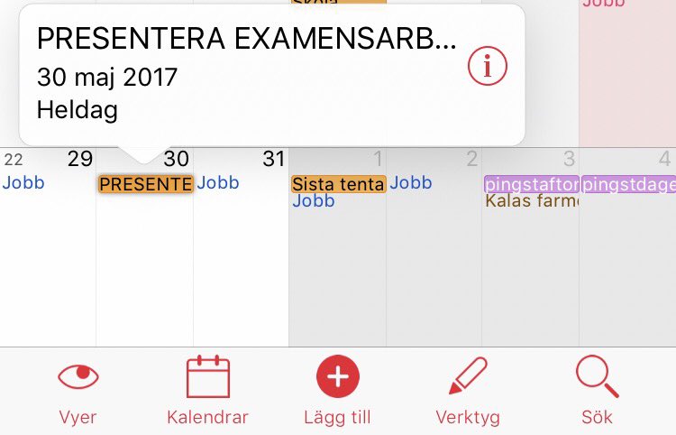 Längtar såååå mycket tills helgen va!!! Sista skolveckan någonsin påbörjas imon