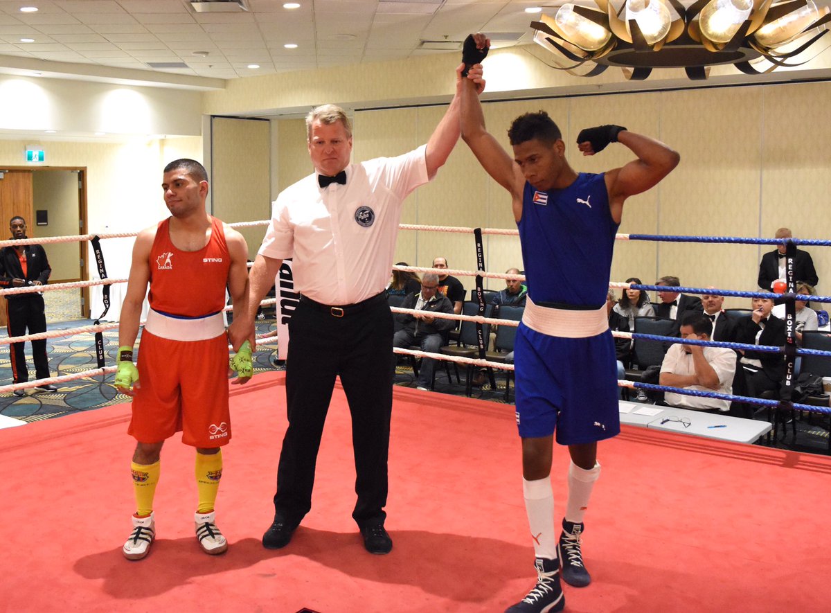 boxing_canada's tweet photo. Result | Résultat 60 Kg Rodolfo Velasquez (CAN) lost | perd 0-3 Dariesky Palermo Carrion (CUB) #BrandtCup https://t.co/szWtCKKEoa