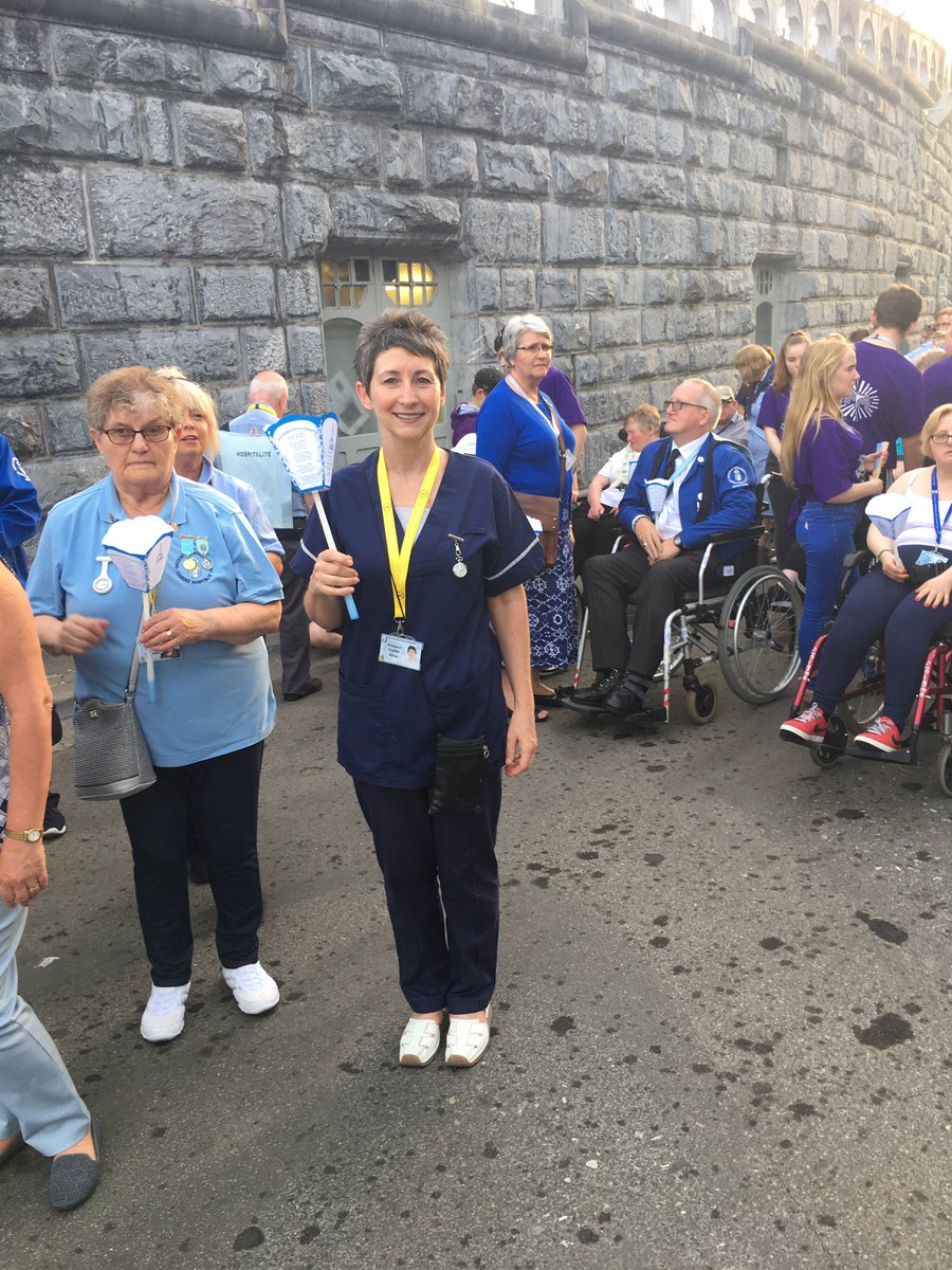 Aud1356's tweet image. Ready for torchlight procession with our supported pilgrims south tees well represented always looking for new nurses/AHP's