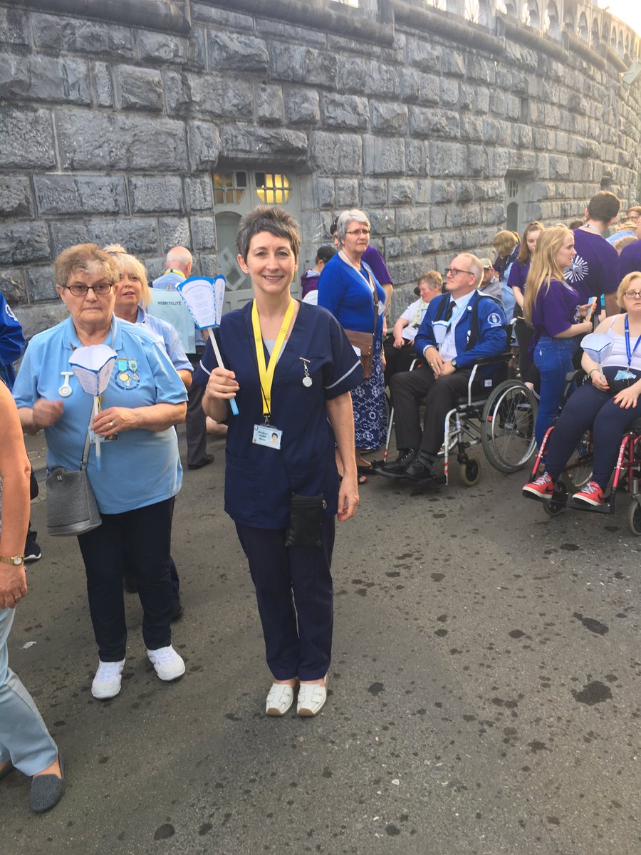 Aud1356's tweet image. Ready for torchlight procession with our supported pilgrims south tees well represented always looking for new nurses/AHP's