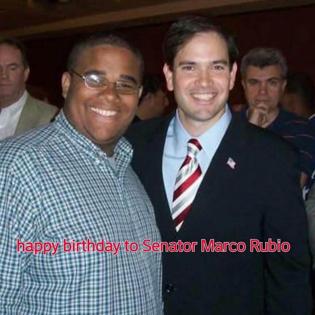 Happy birthday to my good friend Senator Marco Rubio 