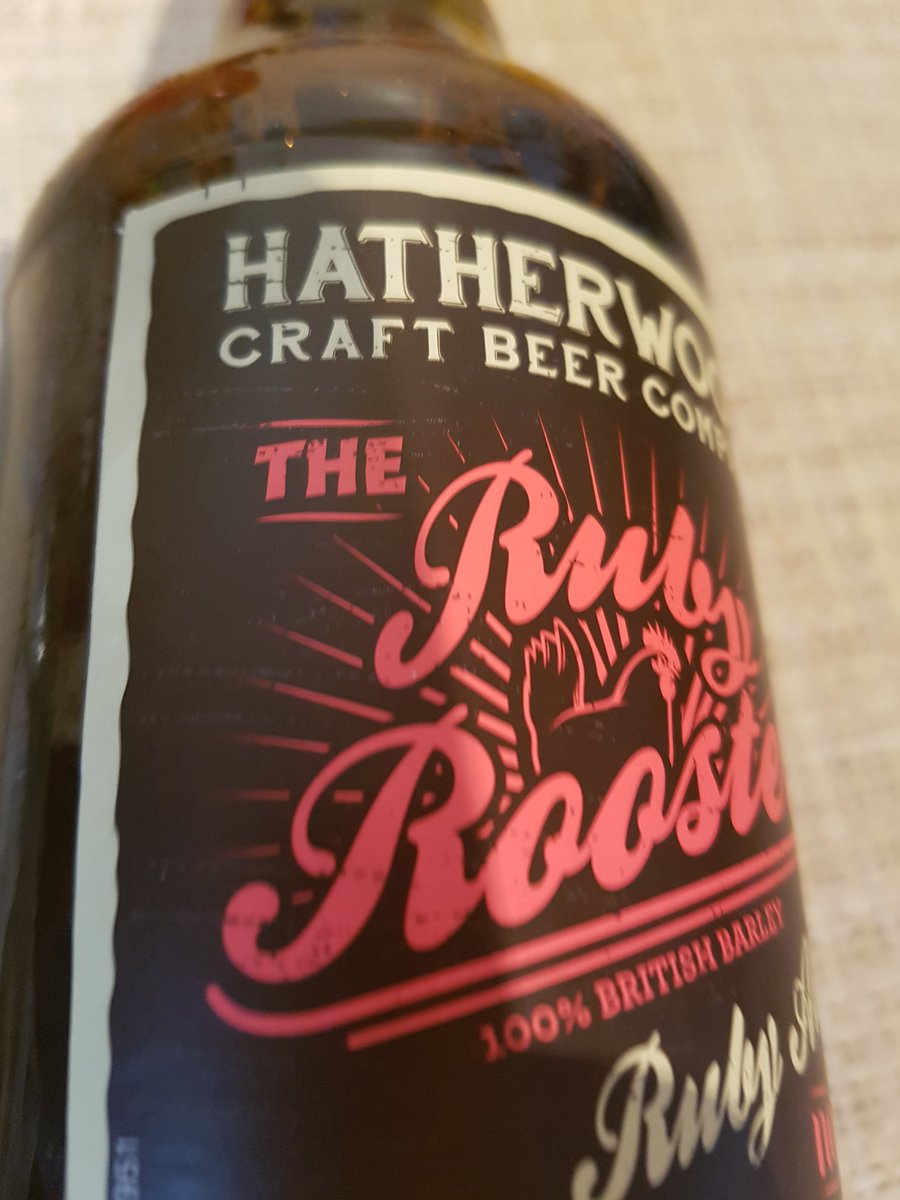 hcvillageshow's tweet photo. Nice @MarstonsBrewery #hatherwood #wychwood ruby red beer nutty and hoppy and not bad @LidlUK #rubyrooster good for price 7/10 https://t.co/x18Xe8Nbxc