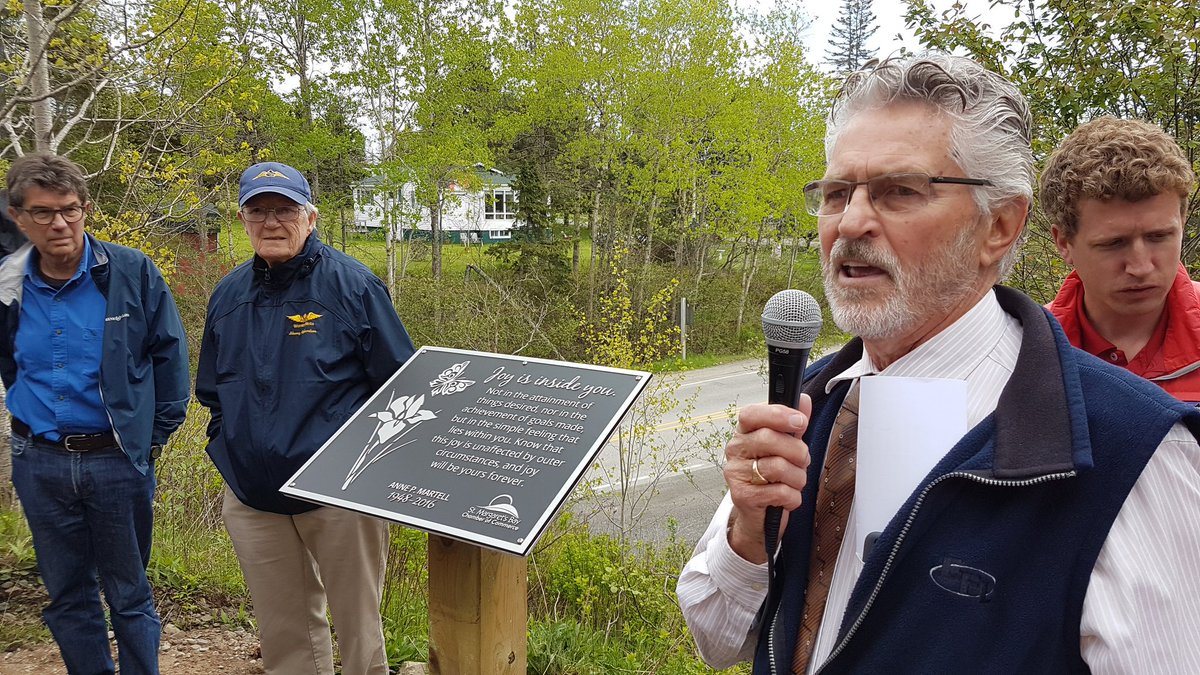 SMBChamber's tweet photo. Today's Anne Martell bridge dedication ceremony was beautiful! Thank you to all who attended. #rustybridge no more! https://t.co/abkA3QaoKr