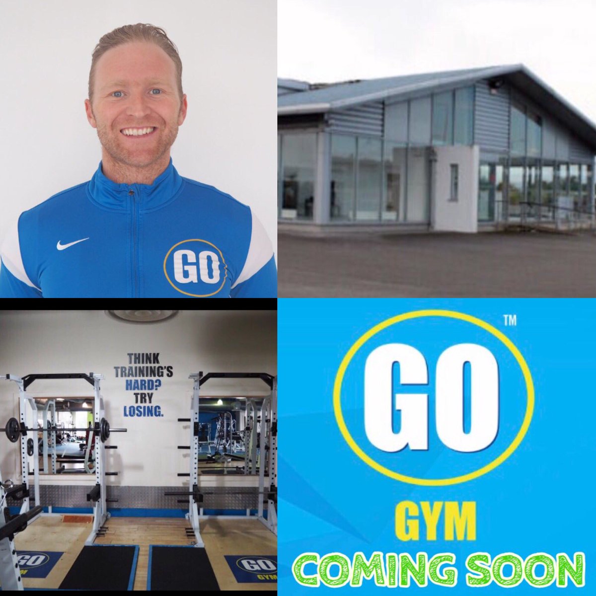 So 4years after we opened <a href="/gym_go/">GO Gym</a> I get to start another adventure with @gogymlimerick 
Exciting times ahead with <a href="/DaveGoGym/">David Behan</a> <a href="/LeanneMooreFit/">Leanne Moore</a>