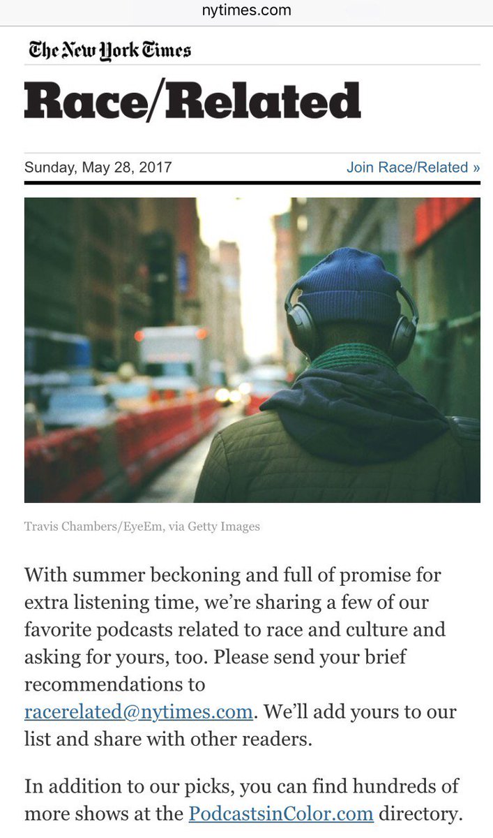 PodcastsInColor tweet picture