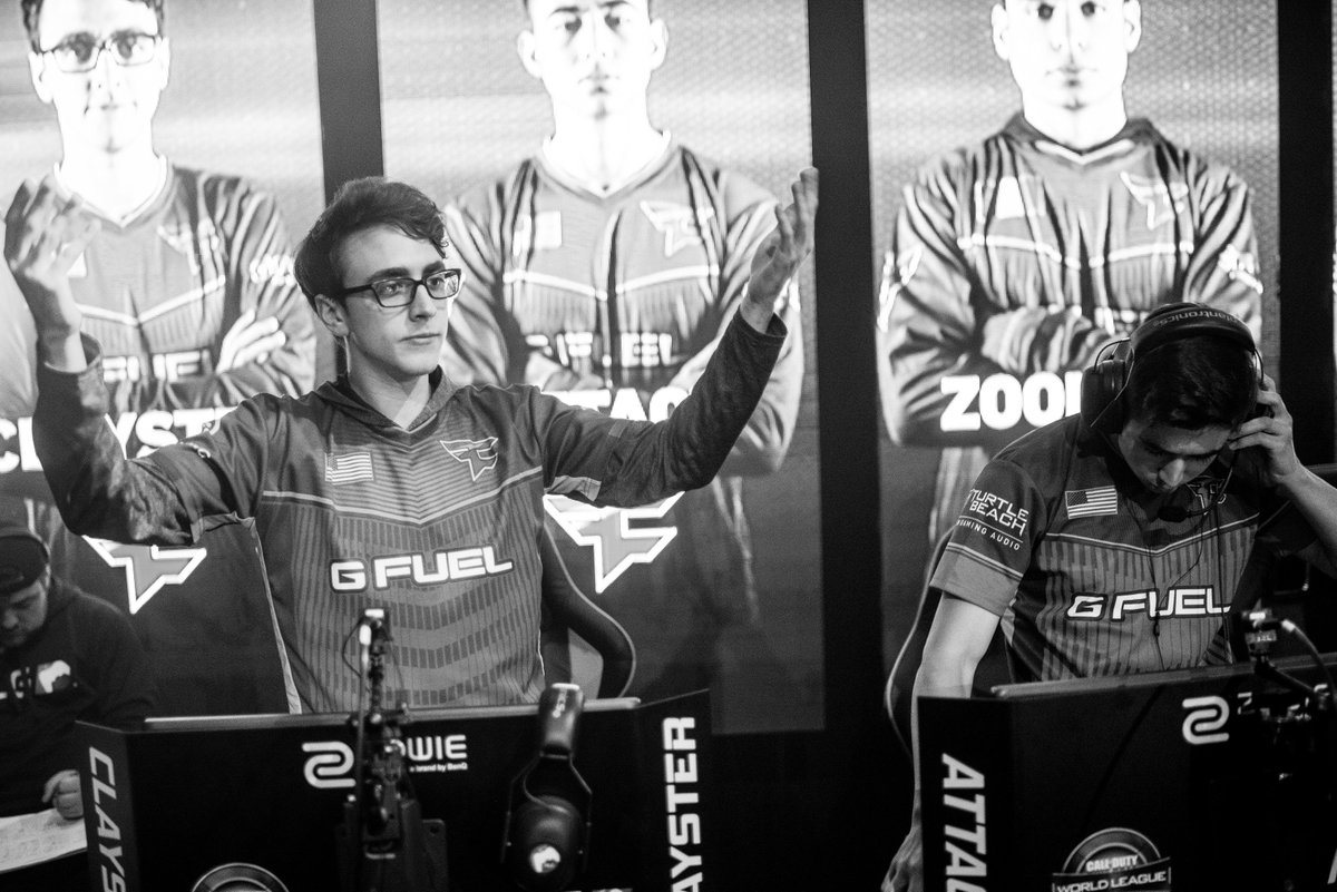 FaZeClan's tweet image. THIRD PLACE: FaZe Clan earn $92,500 at the Season 1 Playoff for @CODWorldLeague's Infinite Warfare Global Pro League.

#FaZeUp