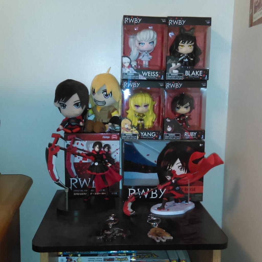 ubernerd527's tweet photo. I think I have reached #RWBY super fan status #RubyRose #YangXiaoLong #BlakeBelladonna #WeissSchee #RoosterTeeth #SuperFanStatus https://t.co/xE1qK8Z1S9