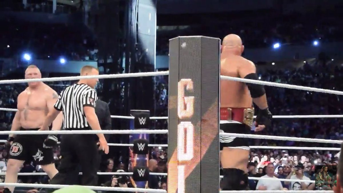 suvasisdebata's tweet photo. #Wrestlemania33 @WWE @Goldberg 
#Da_man 😍😍😍😲💪💪👊👊 https://t.co/fSqwErry0M