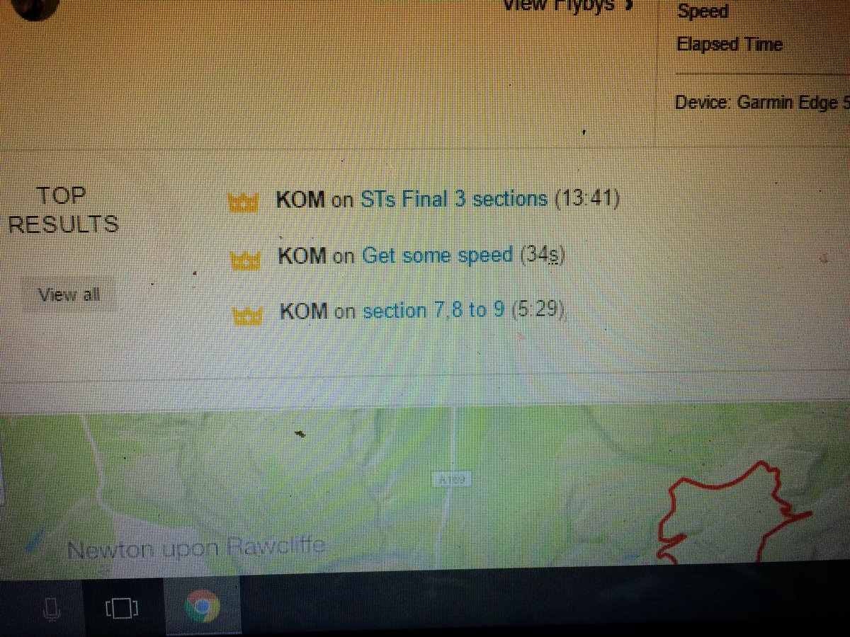 TomRamsay42's tweet photo. There will be a few of Strava's "uh-oh" emails sent out tonight! Gave it some beans on full red 🚴🏻😰 #KOM https://t.co/aQli4jjGkw
