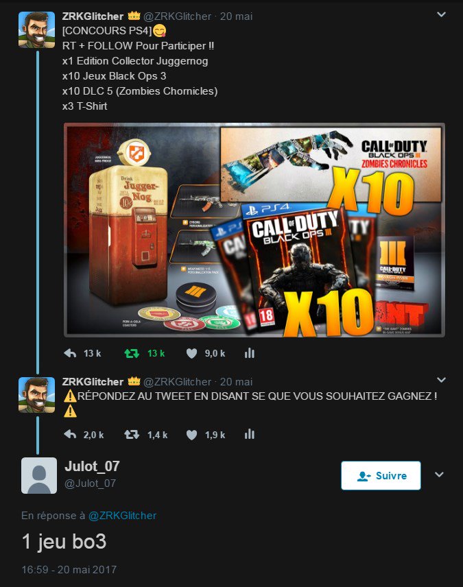 ZRKGlitcher's tweet image. N'oubliez pas se que vous Choisi au Concours ! Mdrr 😜