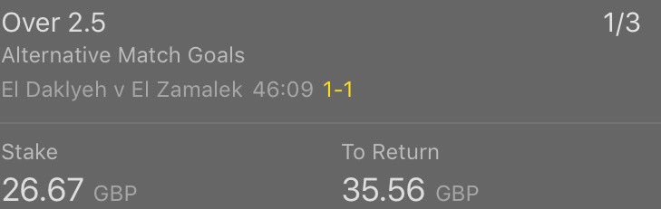 gladiator_tips's tweet image. 🌟🌟CHALLENGE BET 2🌟🌟

Egypt Premier League