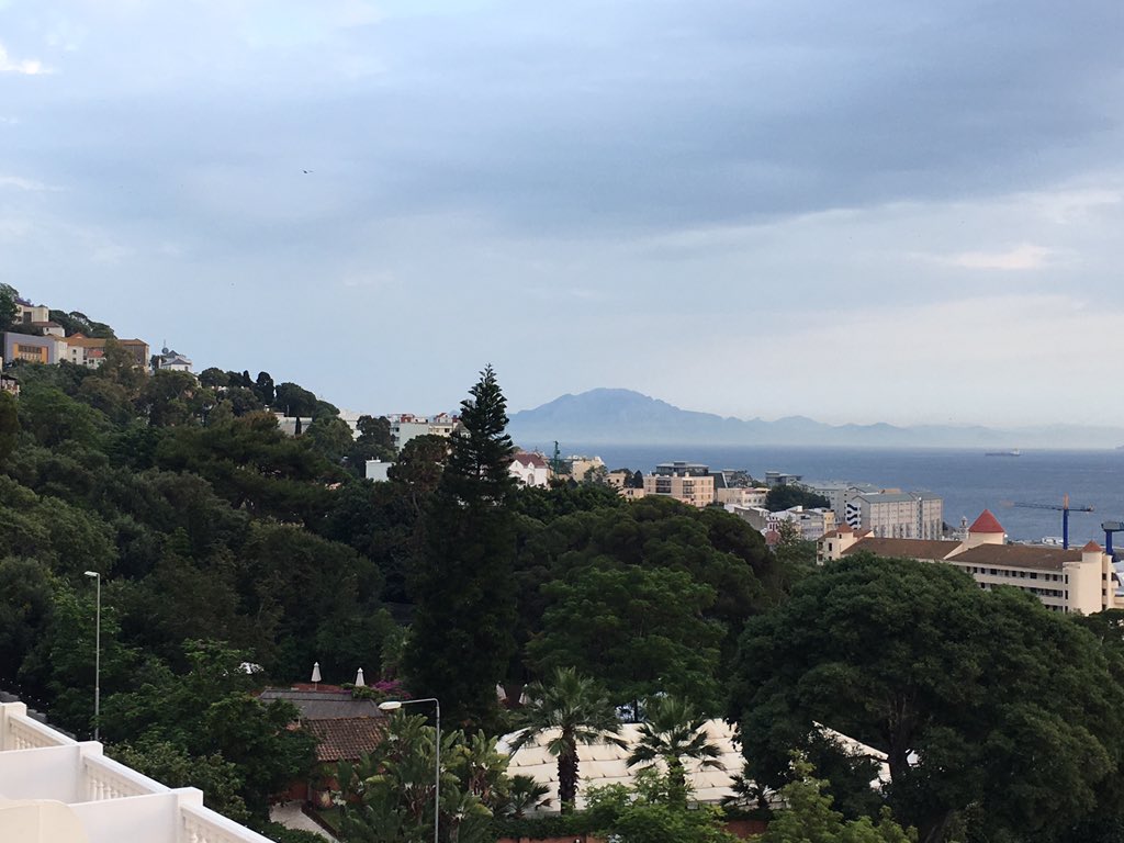 Enjoying the view  @Gibraltarand the hospitality  #rockhotelgibraltar