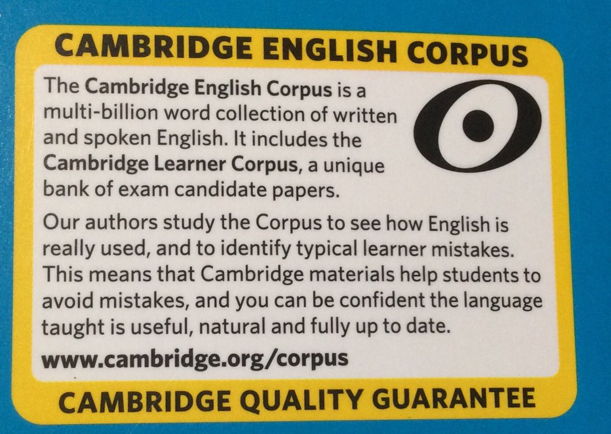 Takashi Matsui Cefrと喧しい外部試験界隈 本家は といえば ケンブリッジ英検での受験者の英語を分析研究し スピンオフ教材に活かしています 中高の先生が面接官だったりする英検で面接やライティング試験での受験者のパフォーマンスがコーパス化され