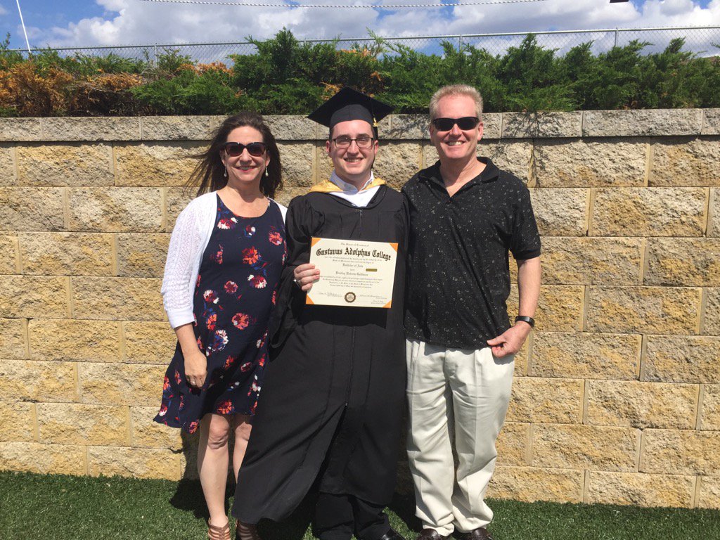 It's official son is a college grad magna cum laude proud poppa