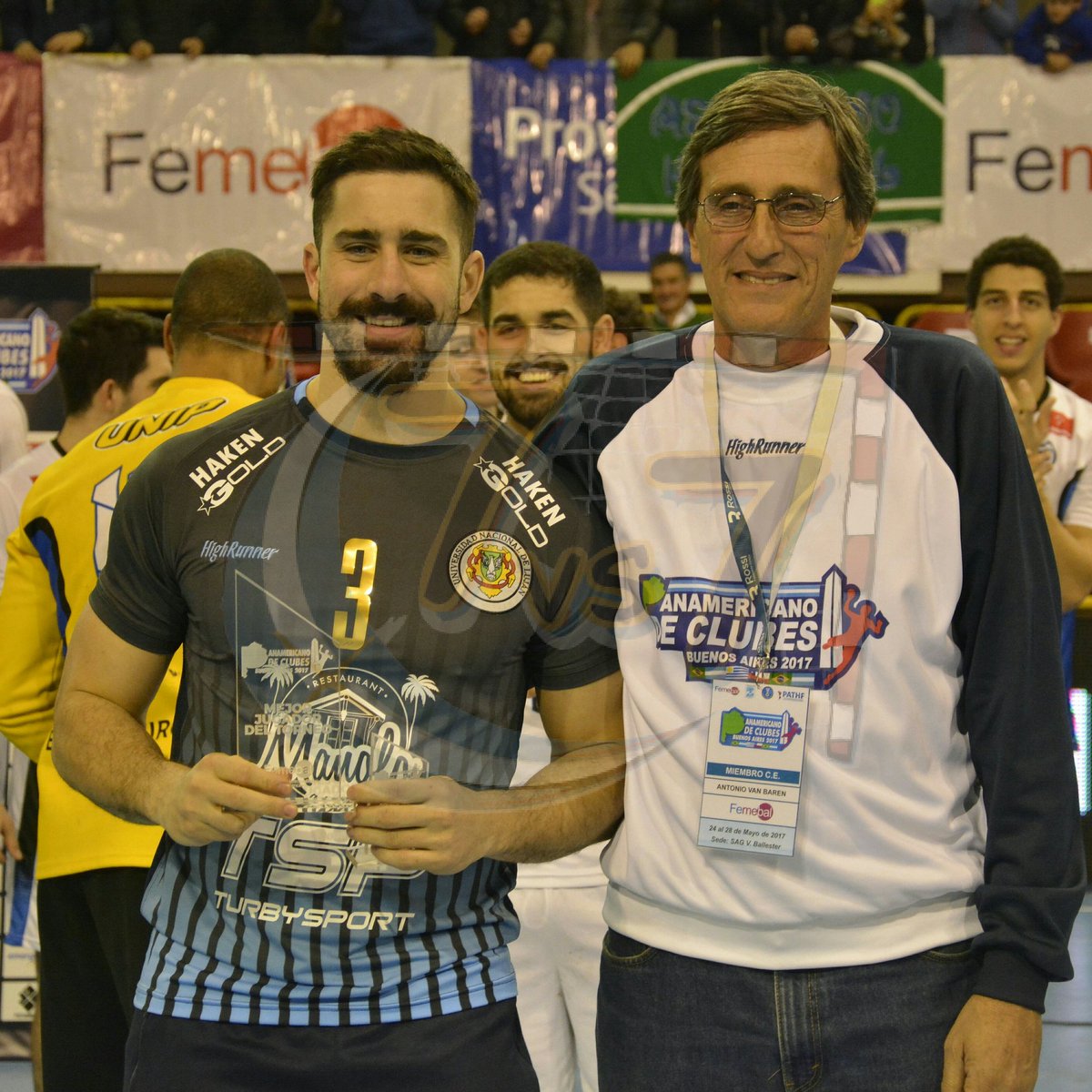Federico Pizarro (U.N.Lu) - MVP del Panamericano de Clubes - Buenos Aires 2017