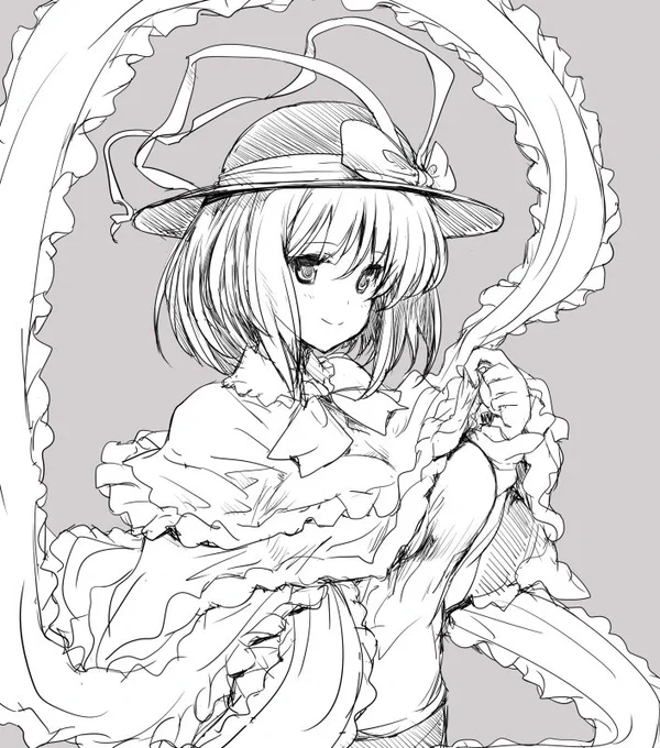 ハリのある衣玖さん 