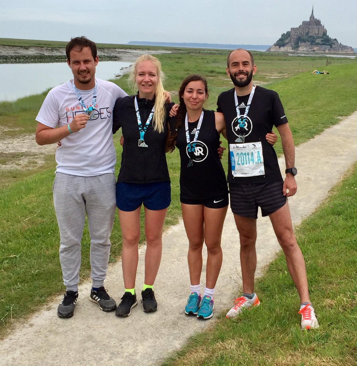 Finisher du @MarathonMSM duo
Man team 15eme au général
Woment team 63eme/5eme feminine
#whyirunbastille #marathondumontsaintmichel