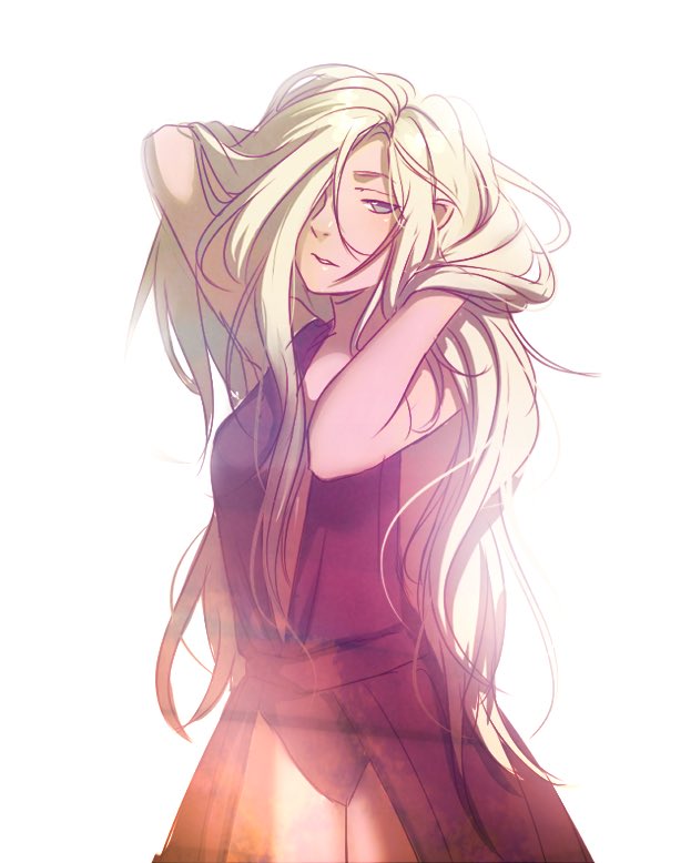 The blonde haired kunochi would look at you in the middle of the dance floor