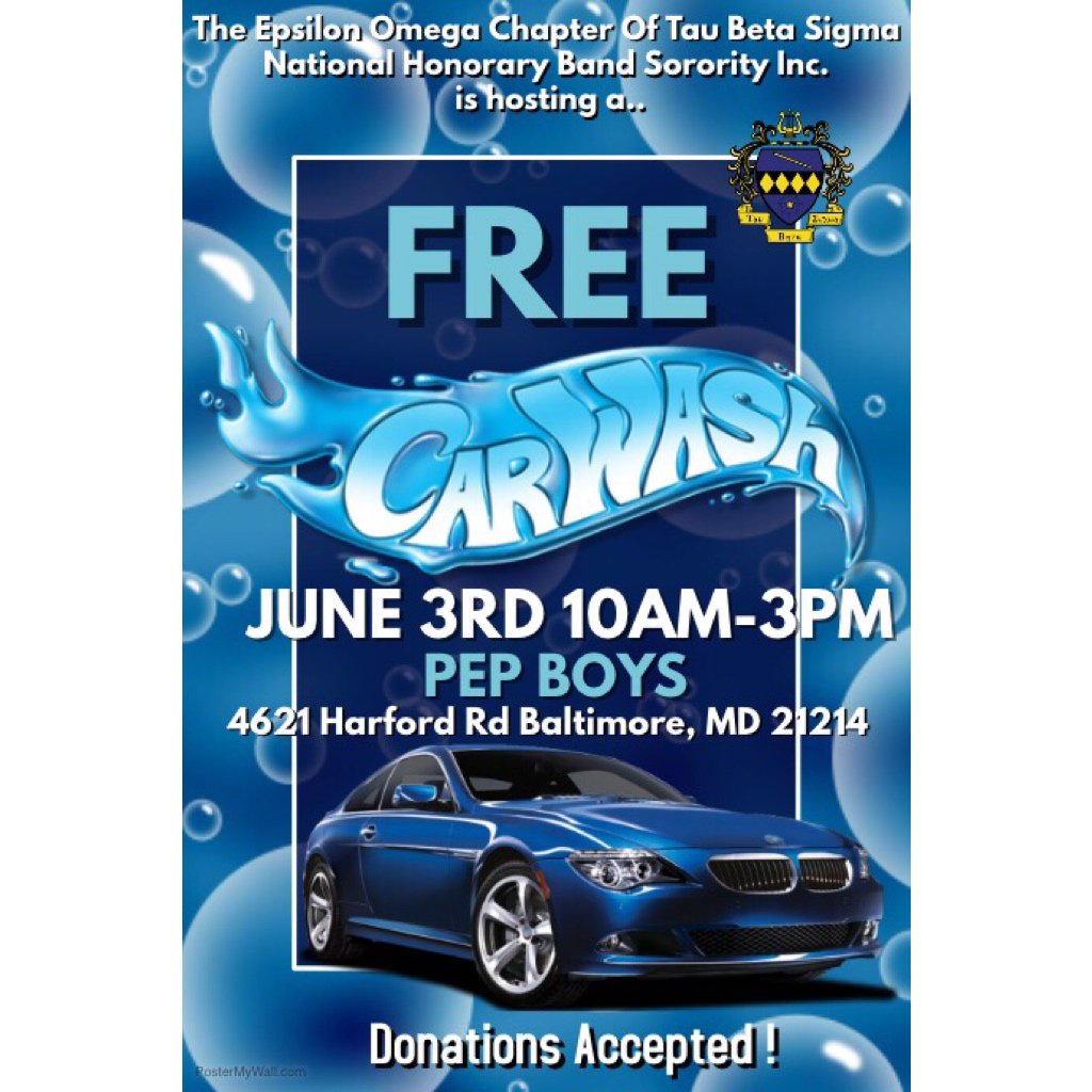 Come support and get your car washed this Saturday at Pepboys #EpsilonOmega #TBSigma
