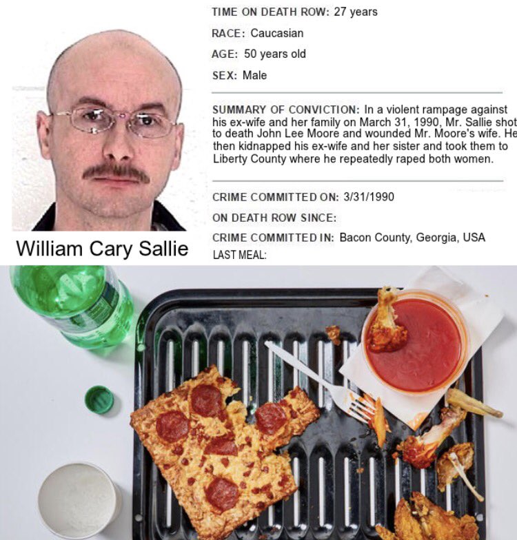 Historic Vids On Twitter For His Last Meal Sallie Had A Medium Pizza historic-vids-on-twitter-for-his-last-meal-sallie-had-a-medium-pizza