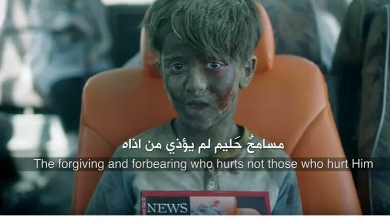 HadiAlabdallah's tweet photo. في إعلانها الأخير قامت شركة زين للاتصالات  بتشويه الحقائق وتصوير الطفل السوري عمران كضحية لداعش
فيما هو ضحية إجرام الأسد

#زين_تشوه_الحقيقة https://t.co/YJRBScs4zE