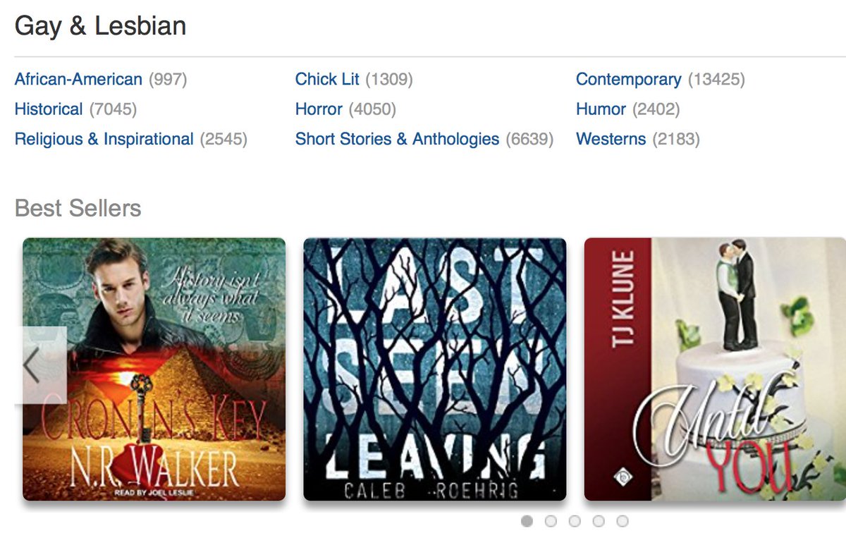 #1 in LGBT on audible!! Thank you <a href="/TantorAudio/">Tantor Audio</a> and <a href="/NR_Walker/">N.R. Walker</a>!!!  #audible #Bestseller