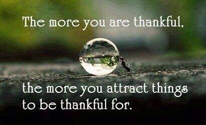 Be thankful! The Power of Gratitude!

#LOA #lawofattraction