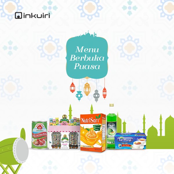 Alhamdulillah Bulan Ramadhan telah tiba, Yuks belanja persiapan buka puasa di inkuiri.com  
#puasa #Ramadhan #ramadhan2017
