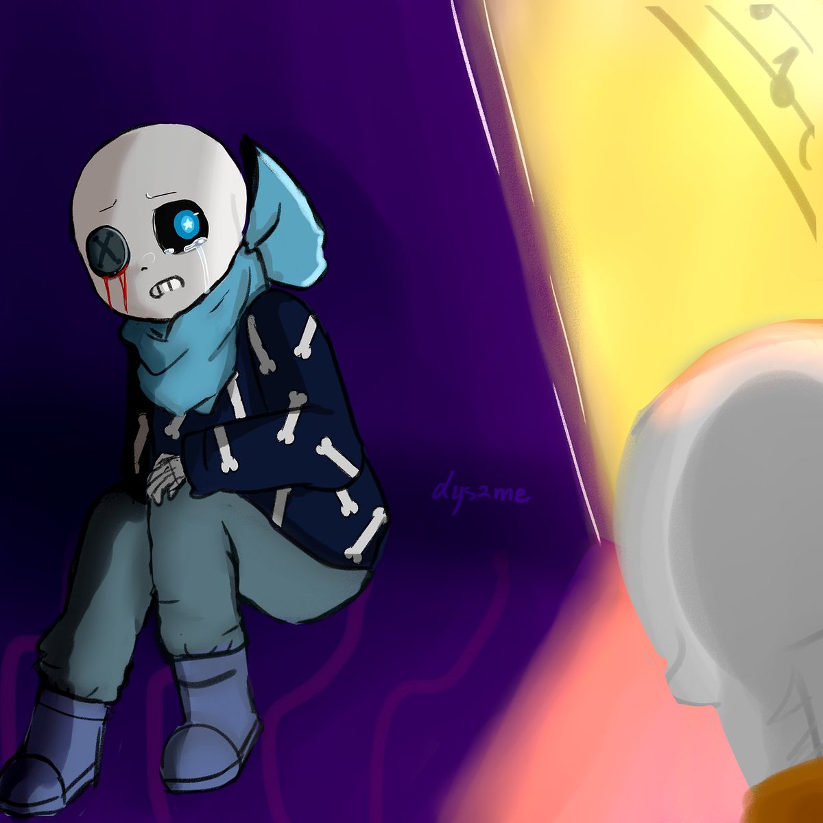 buttonblu's tweet image. "N..No stay away from me!...I don't want this a..anymore!..."