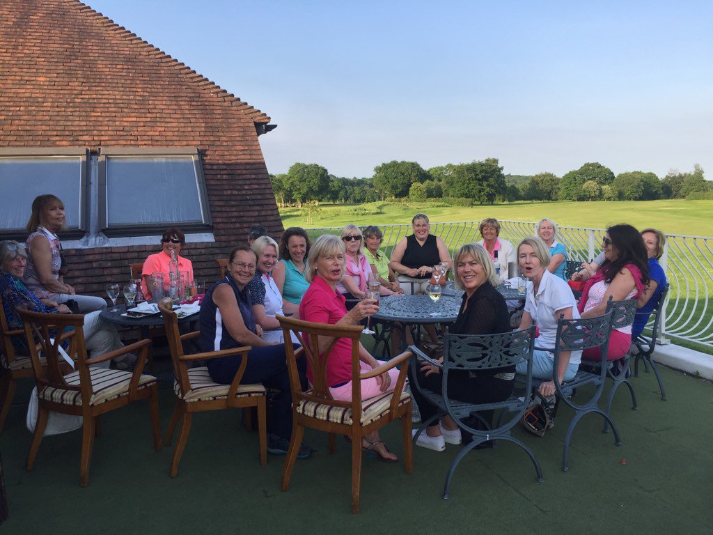 The <a href="/wcgc19/">Wimbledon Common Golf Club</a> ladies conquering <a href="/Dalehillhotel/">Dale Hill Hotel & Golf Club</a> golf day 1. Congrats Team Jo for Texas Scramble win! #girlsgetgolfing
