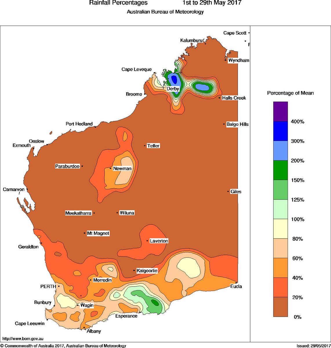 Rainfall Chart Australia