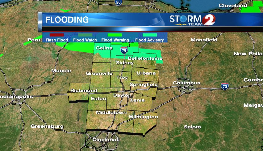 MetTaraHastings's tweet photo. Flood advisory for Mercer, Auglaize, Logan until 1130p #dayton #daywx https://t.co/tpSDwHfTEh