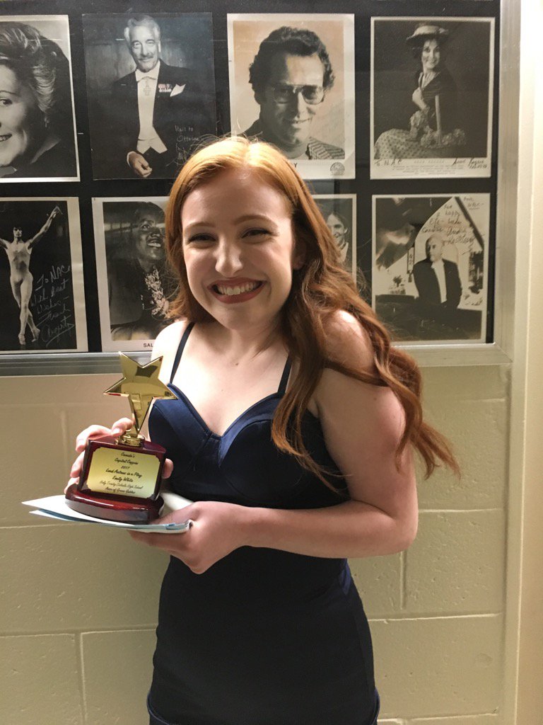 kjdennehy's tweet photo. Congrats Emily on lead actress win!!! #CCCGala #HolyTrinity_CHS https://t.co/RCkp16sRP6