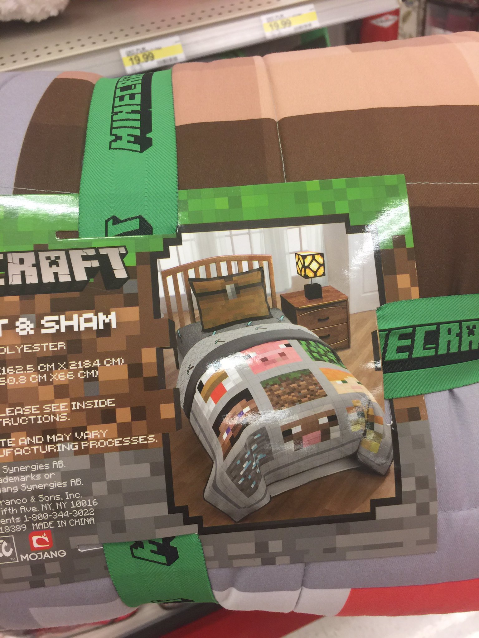 minecraft comforter target