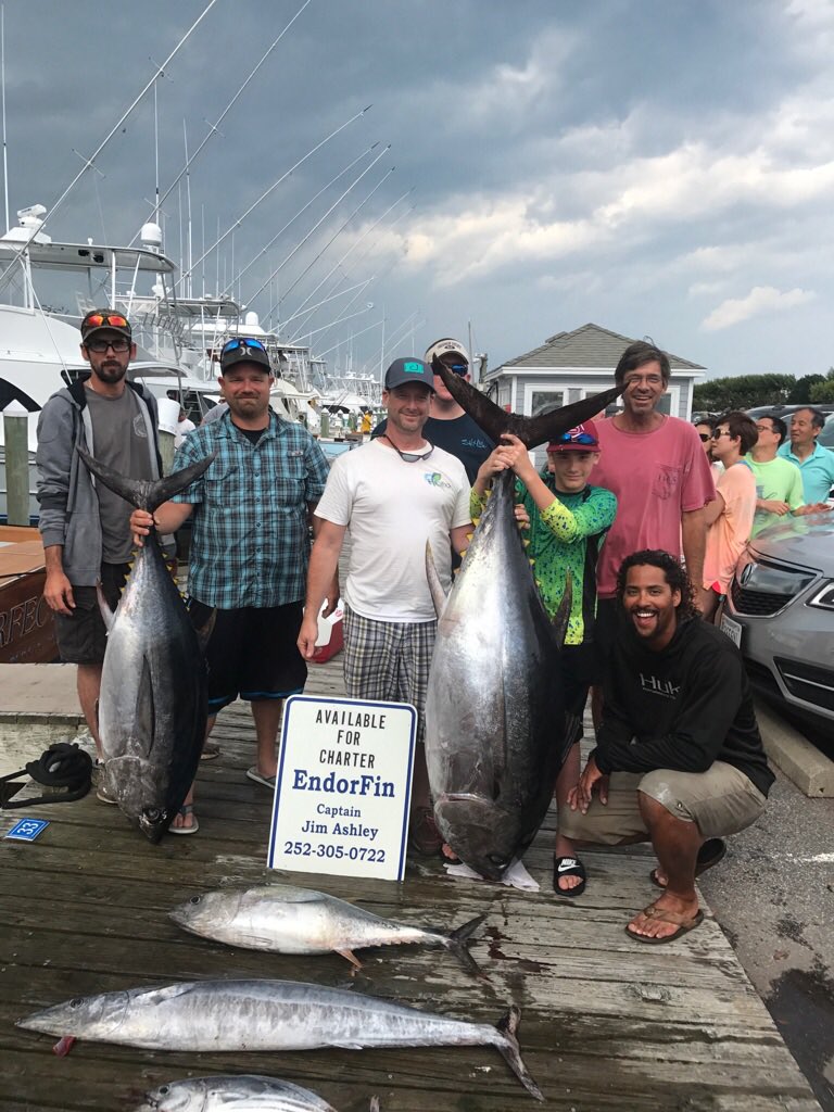 EndorFin123's tweet photo. It was Quality over Quantity today! 13 year old Bryce Vick with a 196lb Big Eye Tuna he fought for over a Hour! 252-305-0722 lets GO!!! https://t.co/yZ2jk8ZS8o
