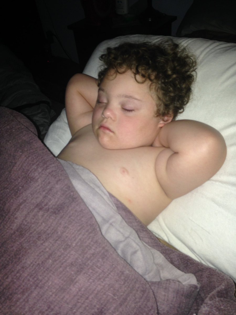 Sweet boy fell asleep while watching Paw Patrol.