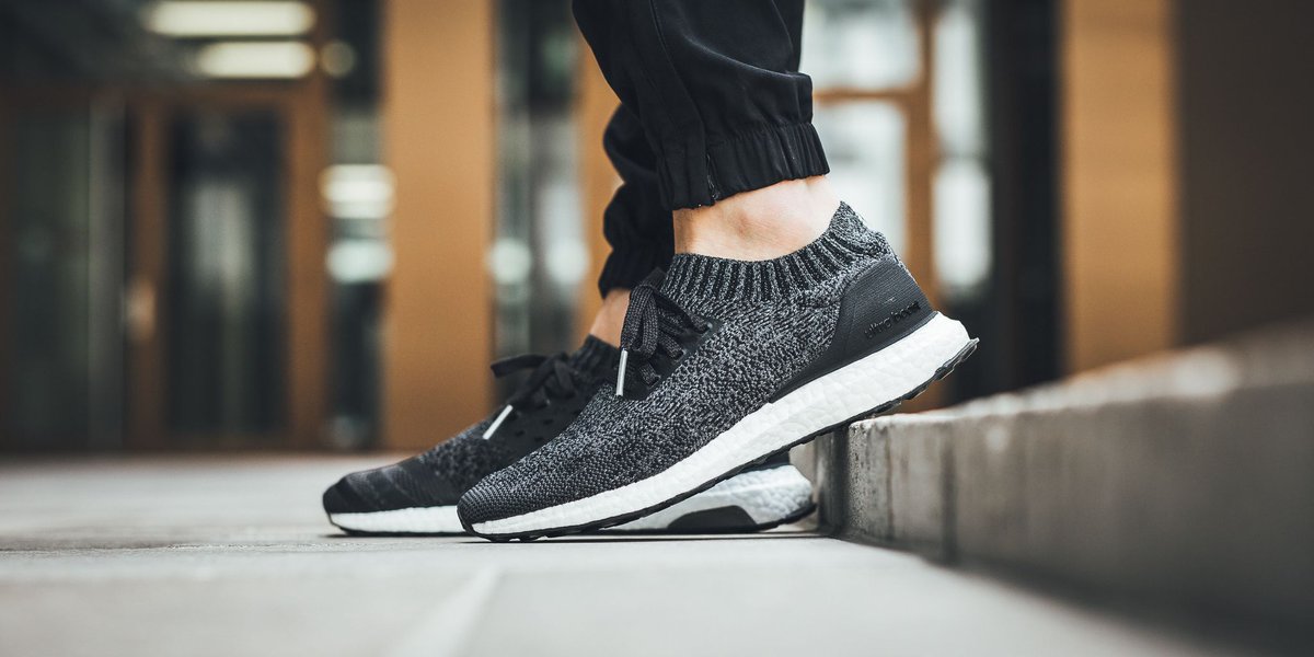 adidas ultra boost uncaged black grey three